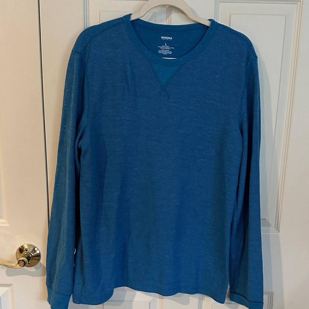 Sonoma Blue Long Sleeve Thermal Shirt